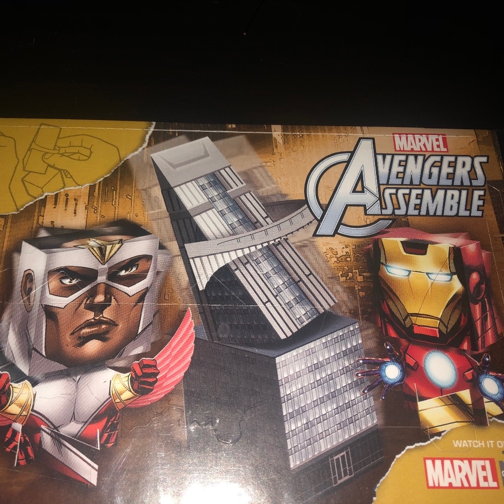 Avengers foldable origami figurines